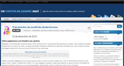 Desktop Screenshot of contosdexandre.net