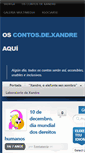 Mobile Screenshot of contosdexandre.net